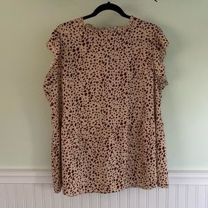 Women’s animal print top
